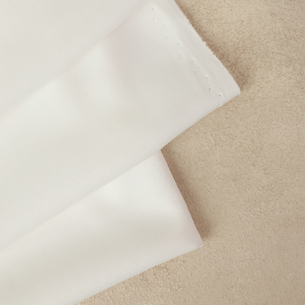 Jarse kumaş beyaz - dolgun dökümlü gelin türbanı kumaşı